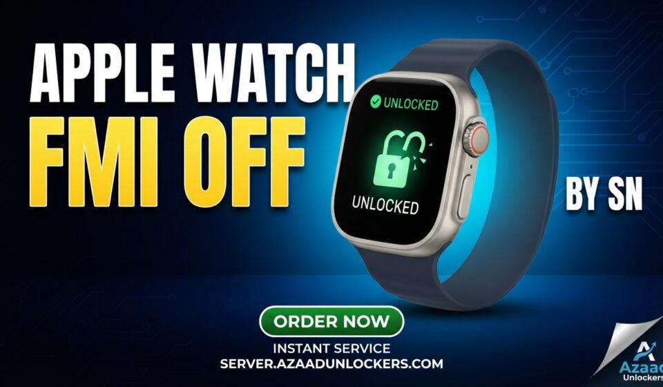 Apple Watch GPS Device FMI OFF Service by Serial Number